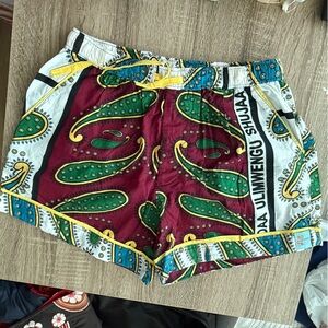 Colorful Patterned Women's Shorts